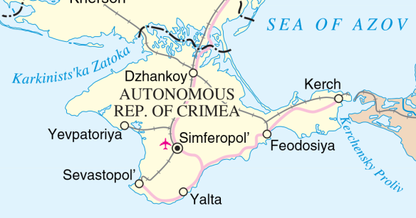 UN Map of Crimea, 2014