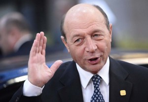 Romanian President Traian Băsescu (AFP/Getty/Lionel Bonaventure)