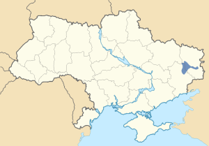Location of Slavo-Serbiya in Ukraine